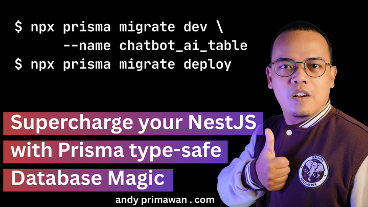 Supercharge Your NestJS API with Prisma's Type-Safe Database Magic - Andy Primawan